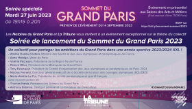 Soirée de lancement du Sommet du Grand Paris 2023